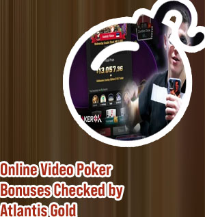 Atlantis video poker