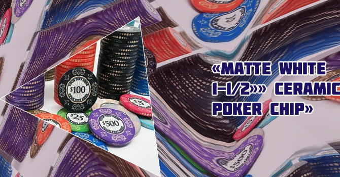 Ceramic poker chips