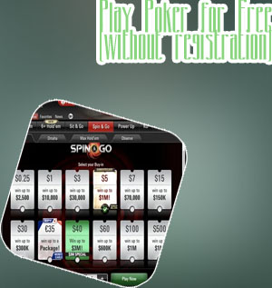 I want to play poker online for free