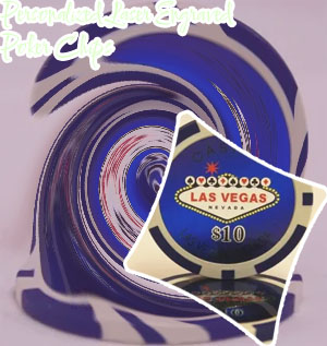 Laser poker chips