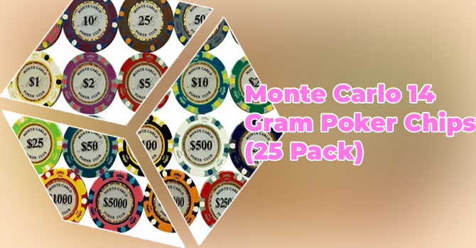 Monte carlo poker chips