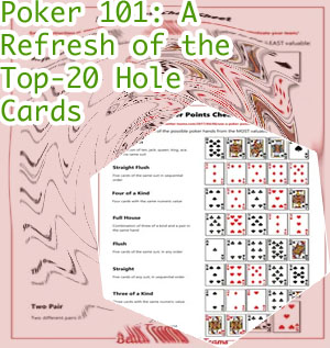 Poker card list