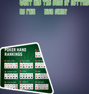 Poker list of cards