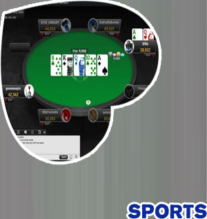 Sports party poker
