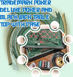 Trademark poker blackjack table