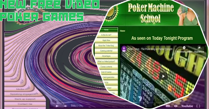 Virtual poker machine